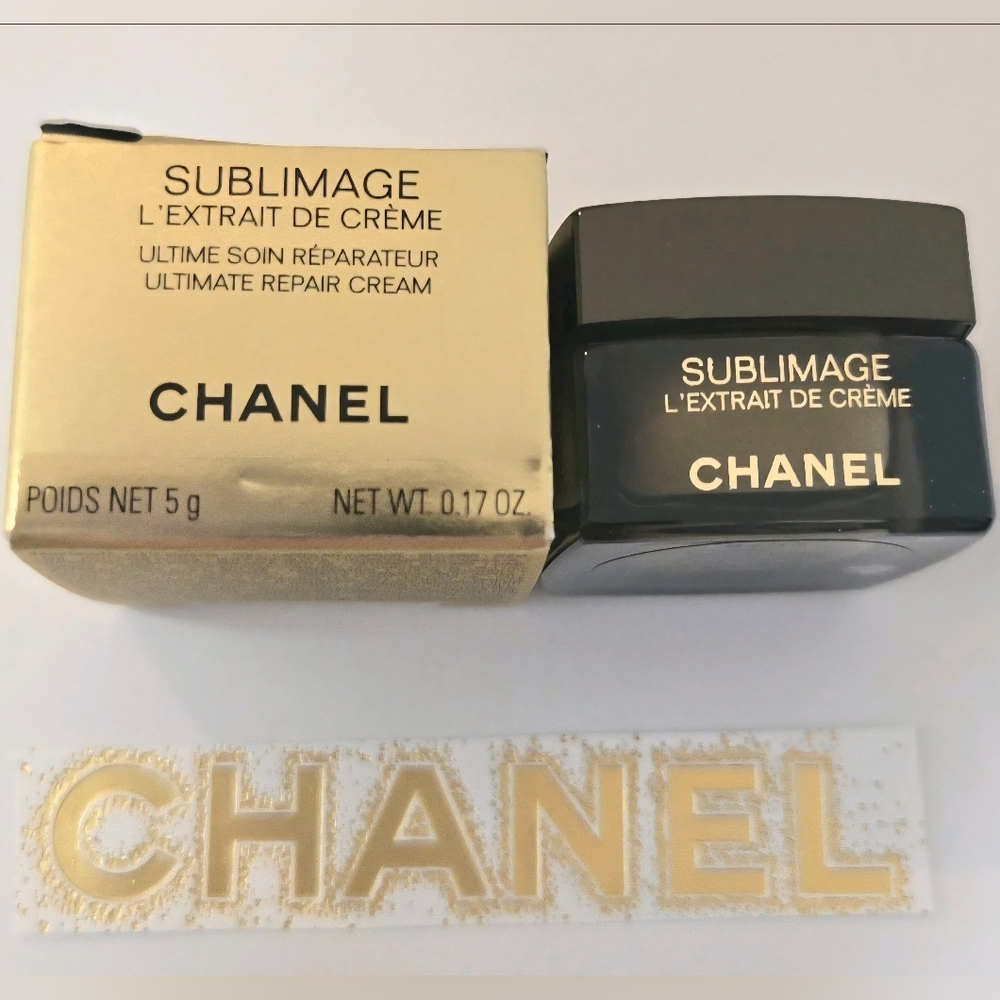 CHANEL SUBLIMAGE L'EXTRAIT DE CRÈME MINI Glass Jar 5g/0.17oz Ultimate Repair New